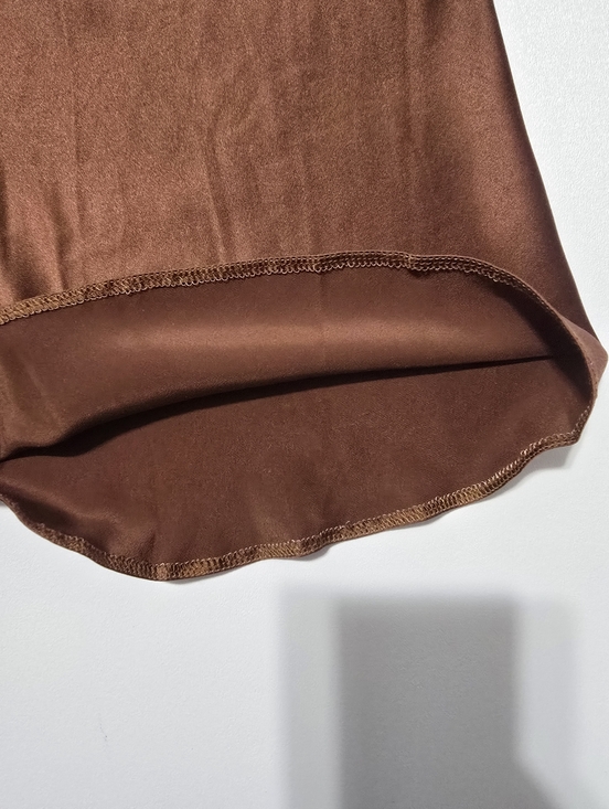 Silk Laundry Brown Bias Cut Pants Size XS - Picture 4 of 15